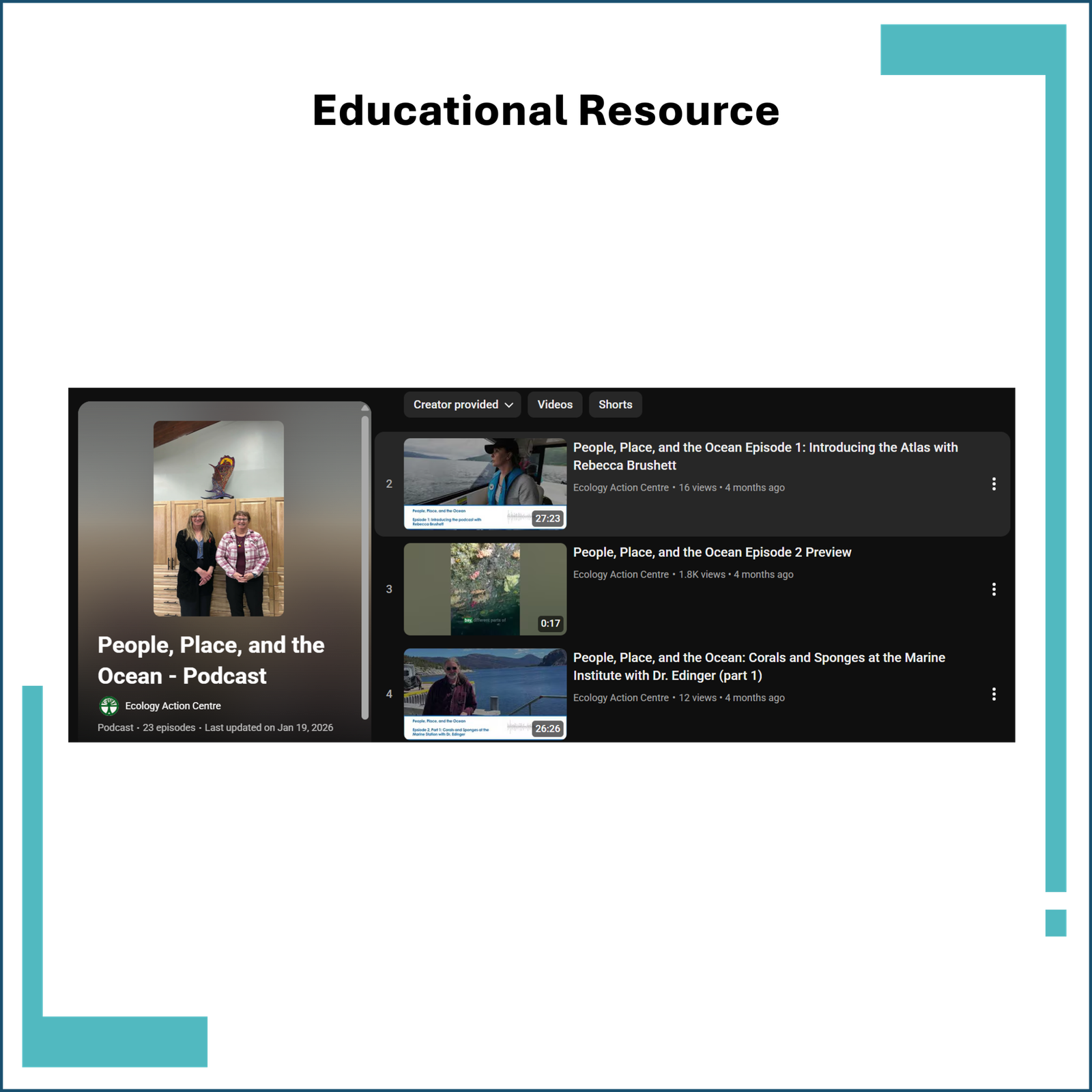 People, Place, and the Ocean: Podcast